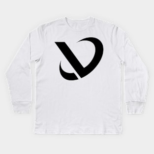 Vandipitty Black Kids Long Sleeve T-Shirt